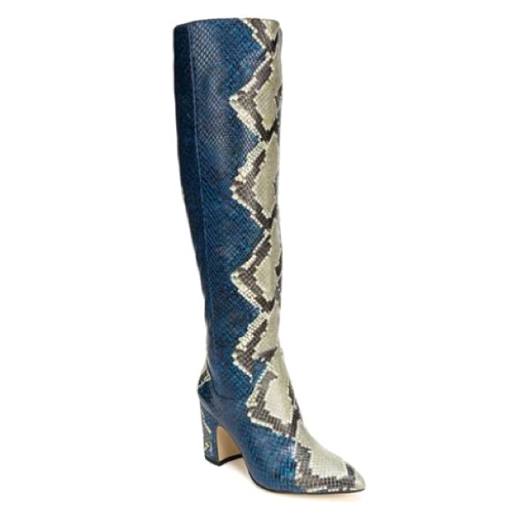 🐍💙🐍 Sam Edelman Hai Snakeskin Boot - Picture 3 of 4